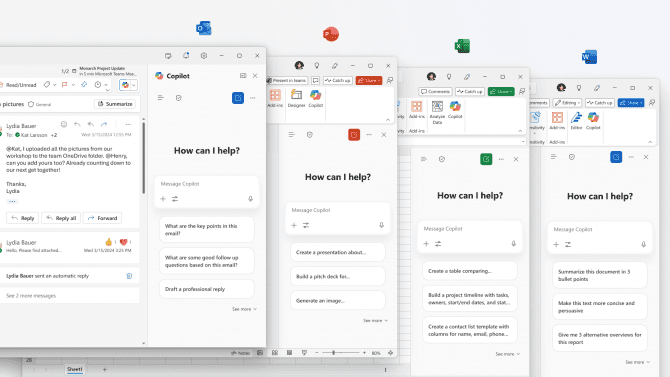 Copilot pro všechny: Microsoft zpřístupnil AI i ve firemním Office, za pokročilé funkce se ale platí