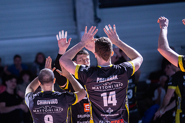 První volejbalové finále pro Karlovarsko, Lvy doma porazilo bez ztráty setu