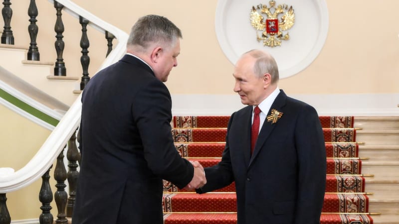 ON-LINE: Putin děkoval Ficovi za návštěvu Moskvy. Merz slovenského premiéra kritizuje