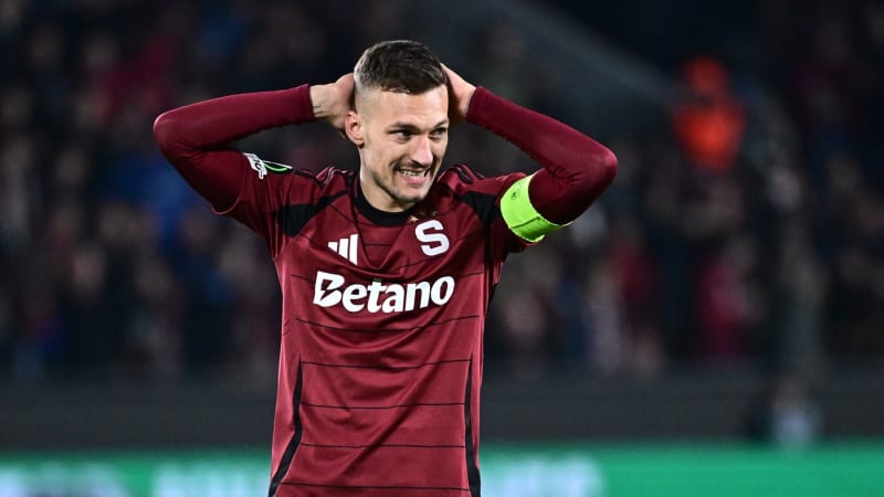 Sparta definitivně přišla o kapitána. Haraslín se nově může těšit na souboje s Ronaldem